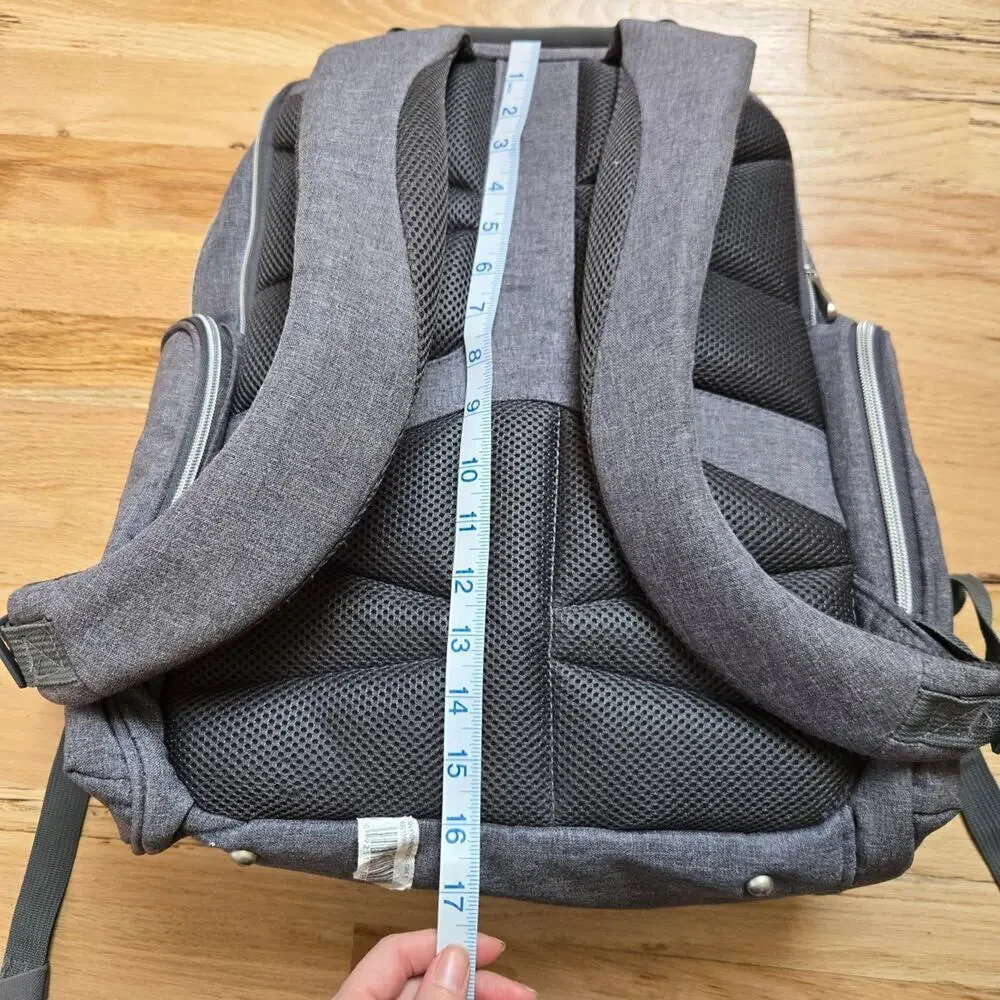 Ergobaby Anywhere I Go Diaper Bag Backpack, Grey